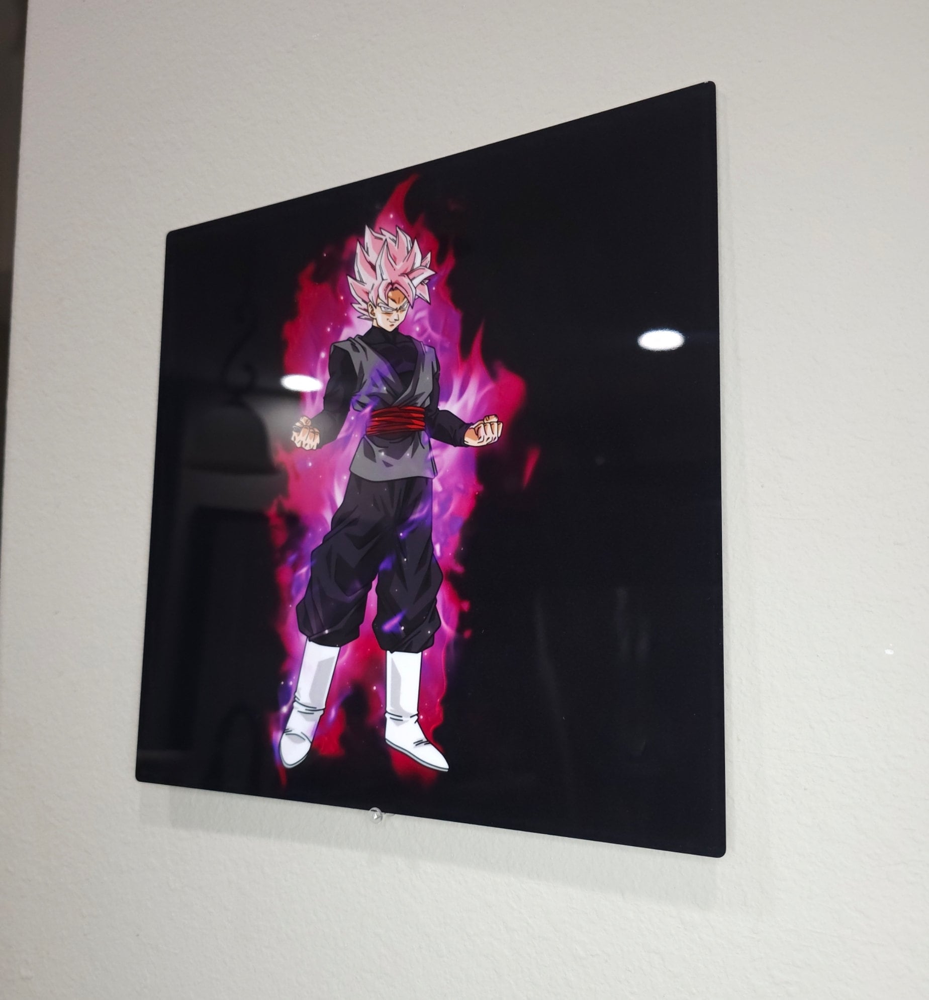 Dragon Ball Poster Goku Black SSJ Rose w/energy weapon 12in x18in Free  Shipping