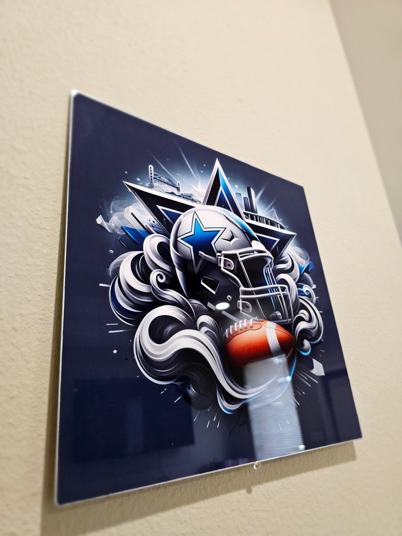 Rico Industries NFL Dallas Cowboys Kennzeichenrahmen, Kunststoff, 15,2 X 31,1 Cm