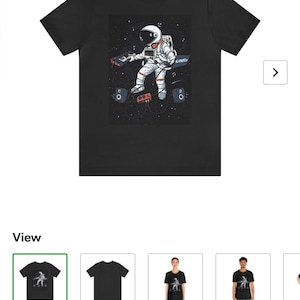 space design t shirt