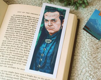 Elven Lord | Art Print of Hand-painted Fantasy Bookmark