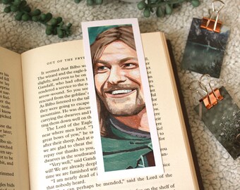 Valiant Soldier | Art Print of Hand-painted Fantasy Bookmark