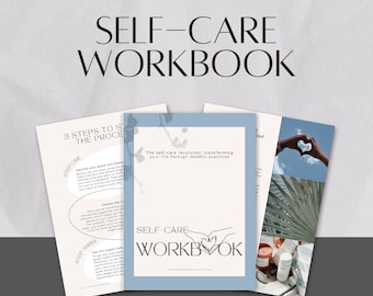 Cahier d’exercices sur les soins personnels | Coaching en soins personnels | Planificateur de soins personnels | Modèles de coach de vie Canva | Journal du bien-être | Thérapie | Feuille de travail d'entraînement