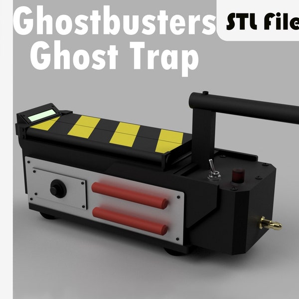 Ghost Busters Ghost Trap STL 3D Print File