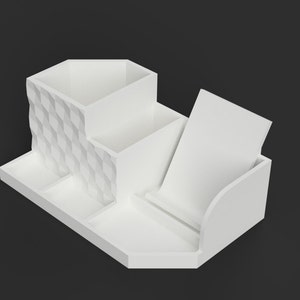 Desk Organizer STL 3D Ptint File Etsy Desk Organizer STL 3D Ptint File Etsy