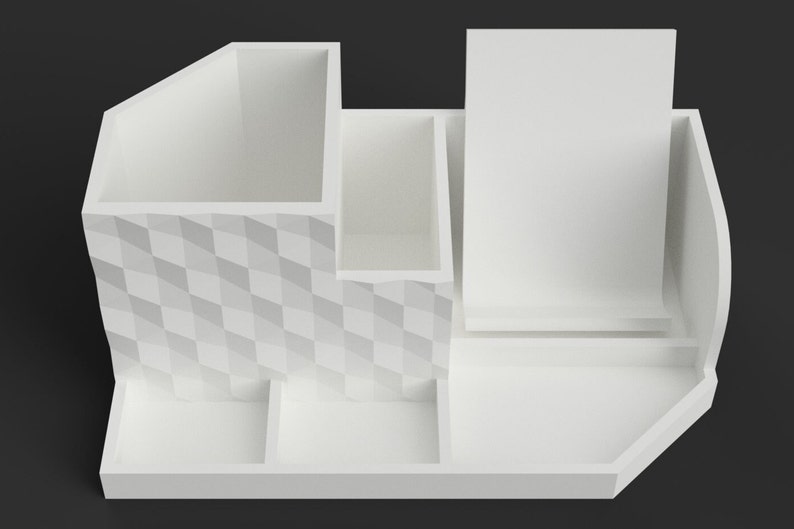 Desk Organizer STL 3D Ptint File Etsy