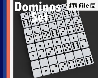Domino Set STL 3D Print File