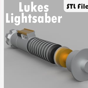 Lukes Lightsaber STL 3D Print File