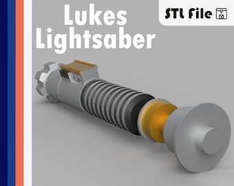 Lukes Lightsaber STL 3D Print File