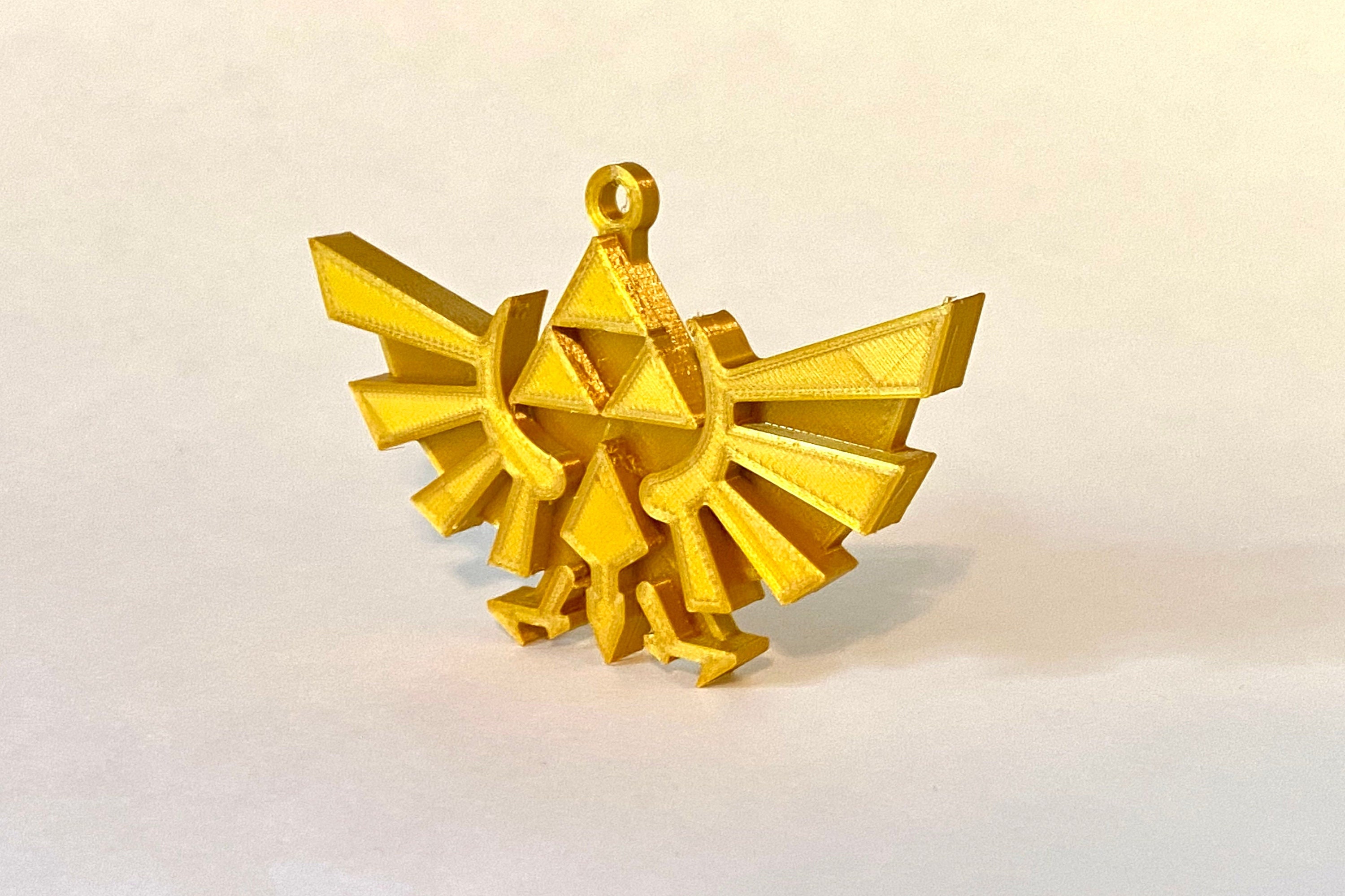 Triforce 3D Print File Legend of Zelda Keychain STL Model Etsy