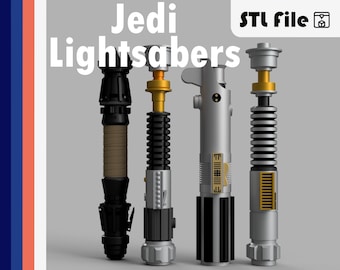 ジェダイ ライトセーバー バンドル STL 3D プリント ファイル