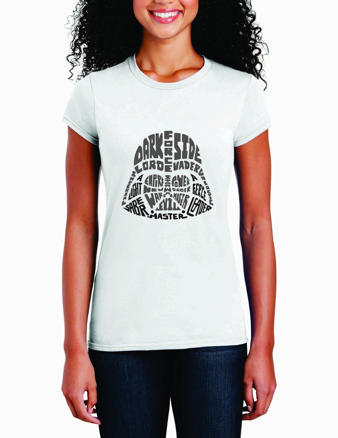 Star Wars Darth Vader - Words - T-shirt - by Besitos - Etsy