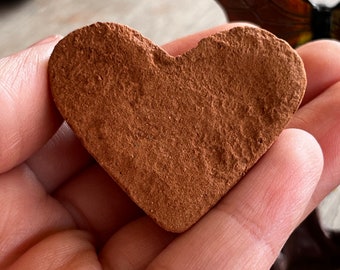 Heart shaped Sedona rock, *Made from Sedona sand, Sedona Vortex Charged, Sedona Stone, Arizona Gift, Sedona Gift, Sedona decor,