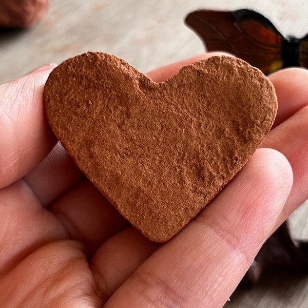 Heart shaped Sedona rock, *Made from Sedona sand, Sedona Vortex Charged, Sedona Stone, Arizona Gift, Sedona Gift, Sedona decor,