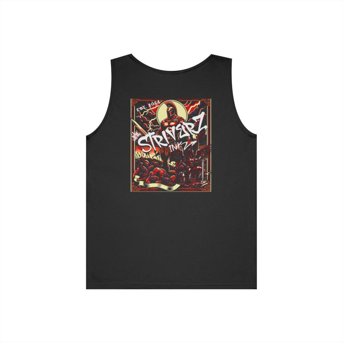 Unisex Heavy Cotton Tank Top - Vintage Style, Perfect for Summer, Fitness Apparel, Casual Wear, Unique Graphic Top, Gift for Him/Her