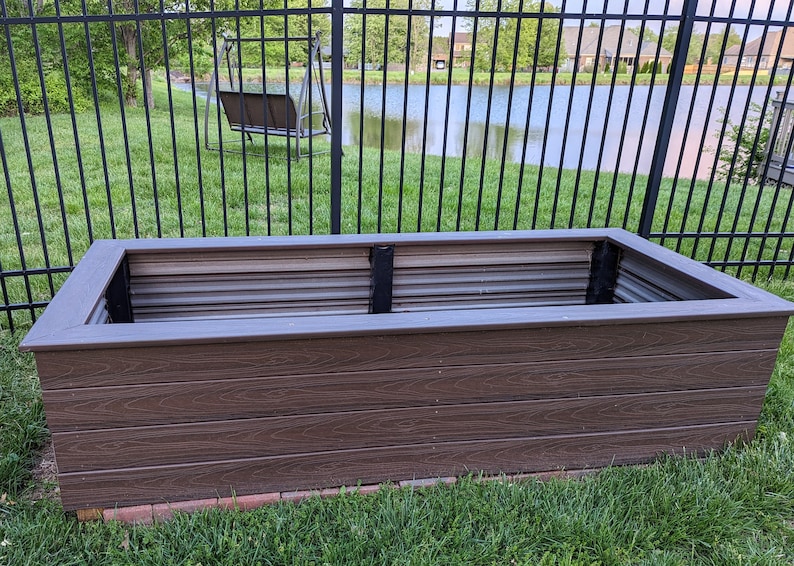 Composite Raised Garden Bed Plans Etsy