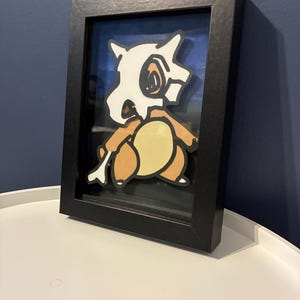 Pokemon: Cubone 5x7 Shadowbox