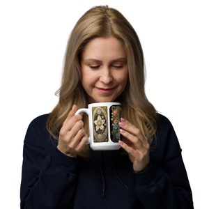TAROT FLORAL TARJETA Cuatro ases Taza de café Taza de té As de pentáculos, As de espadas, As de varitas, As de copas Adivinación mística esotérica