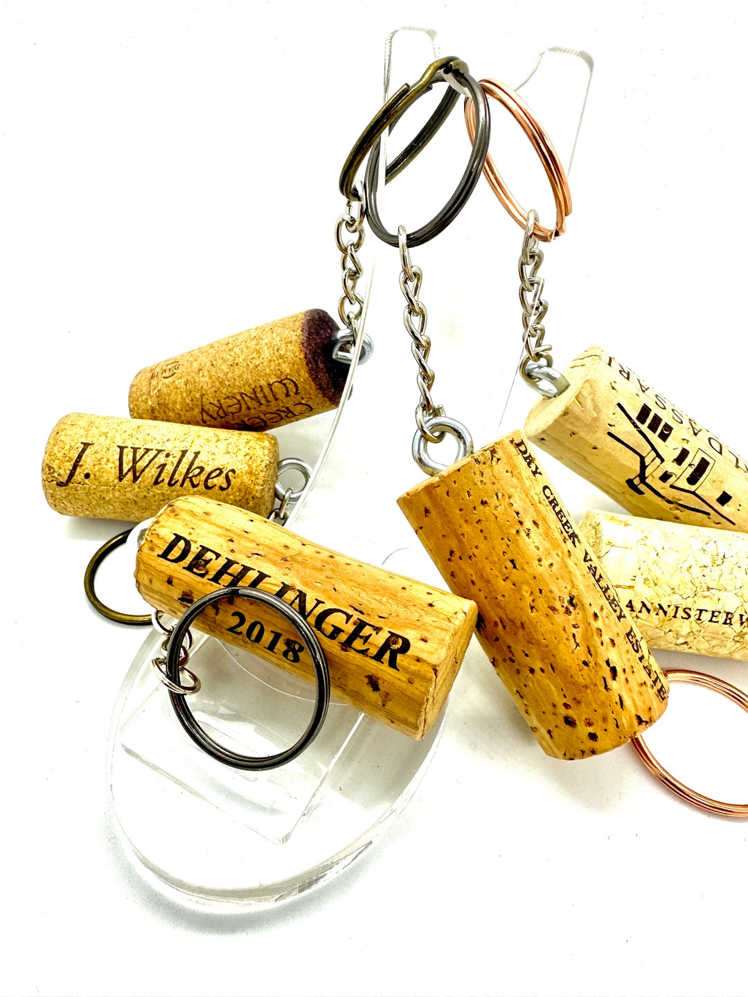 Handmade Wine Cork Keychains: the Perfect Accessory for Wine Lovers - Etsy