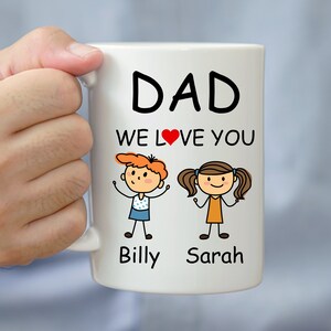 Personalised Dad Mug, Funny Dad Ceramic Mug, Father&#39;s Day Gift Mug, Dad Gift Mug, Custom Daddy Mug, Father&#39;s Day Mug, Birthday Gift Dad Mug