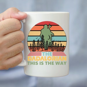 The Dadalorian  Mug, Funny Dad Ceramic Mug, Father&#39;s Day Gift Mug,Super Dad Gift Mug, Gamer Daddy Mug,Father&#39;s Day Mug,Birthday Gift Dad Mug