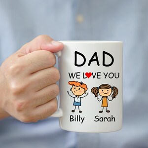 Personalised Dad Mug, Funny Dad Ceramic Mug, Father&#39;s Day Gift Mug, Dad Gift Mug, Custom Daddy Mug, Father&#39;s Day Mug, Birthday Gift Dad Mug