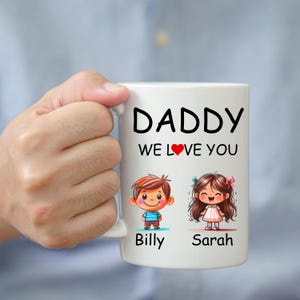 Personalised Dad Mug, Funny Dad Ceramic Mug, Father&#39;s Day Gift Mug, Dad Gift Mug, Custom Daddy Mug, Father&#39;s Day Mug, Birthday Gift Dad Mug