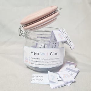 Tarjetas de tarro de ira para niños | Regulación de emociones imprimible | Ejercicios y afirmaciones para el manejo de la ira.