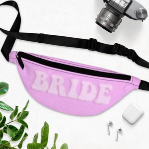 Pink bride bag bride crossbody bag gift for bride travel pack fanny pack cross body hip pack should bag waist belt bum bag gift to bride
