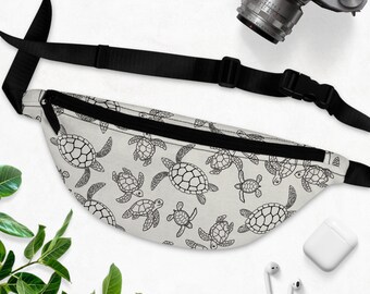 Turtle bag tortoise fanny pack pattern ocean turtles bag pack bags bum bag waist belt bag crossbody bag love turtles save the turtles