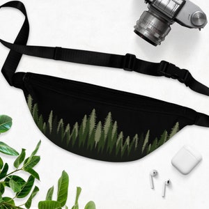 Forest fanny pack! Mountain bag tree pack Beauty fanny pack fashion trending outdoor bags fanny for him for her beautify scene tree camping