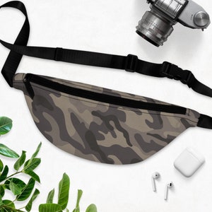 Marsupio mimetico! Borsa mimetica FDE marsupio marsupio marsupio marrone scuro FDE moda borse abbronzate fanny per lui borsa da trasporto nascosta militare