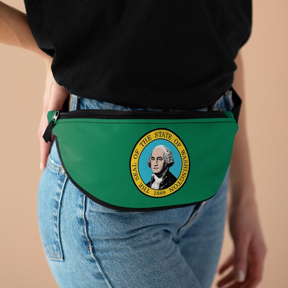 Washington Fanny Pack WA State Flag Fanny Pack Women and Men Cross Body Bag Made Custom Belt Bag Waist Belt Shoulder Bag State Gift For Etsy UK