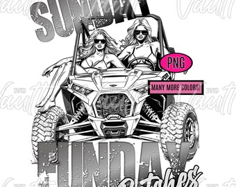 PNG RZR Sunday Funday Polaris SxS PNG Design Off Road Mudding Trail Riding Funny Saying T Shirt Design Racing Poker Run Side by Side