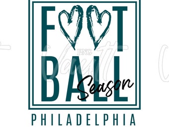 PNG Football Season Philadelphia Pro Football Design I Love Football Season Girly Saying Sports PNG Design Football Lover Fall Season