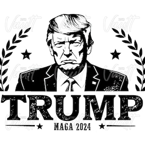 Trump PNG MAGA 2024 Patriotic Republican Donald Trump Designs Pro Trump SVG Trump Shirt Designs Anti Kamala Harris