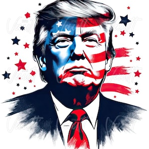 Trump PNG MAGA 2024 Patriotic Republican Donald Trump Designs Pro Trump SVG Trump Shirt Designs Anti Kamala Harris