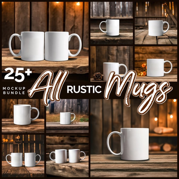 25+ Rustic Mug Mockup Bundle Coffee Mug Mock up Bundle Coffee Mug Mockup White Mug Blank Mug Template Mock up Coffee Mug White Mug Mock