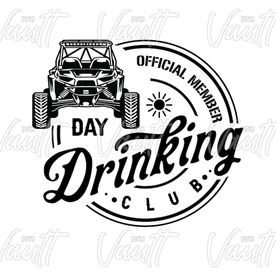 PNG Polariz Razor Turbo Official Day Drinking Club Design Off Road Riding Mudding png Side by Side SXS png Design UTV Poker Run 4x4