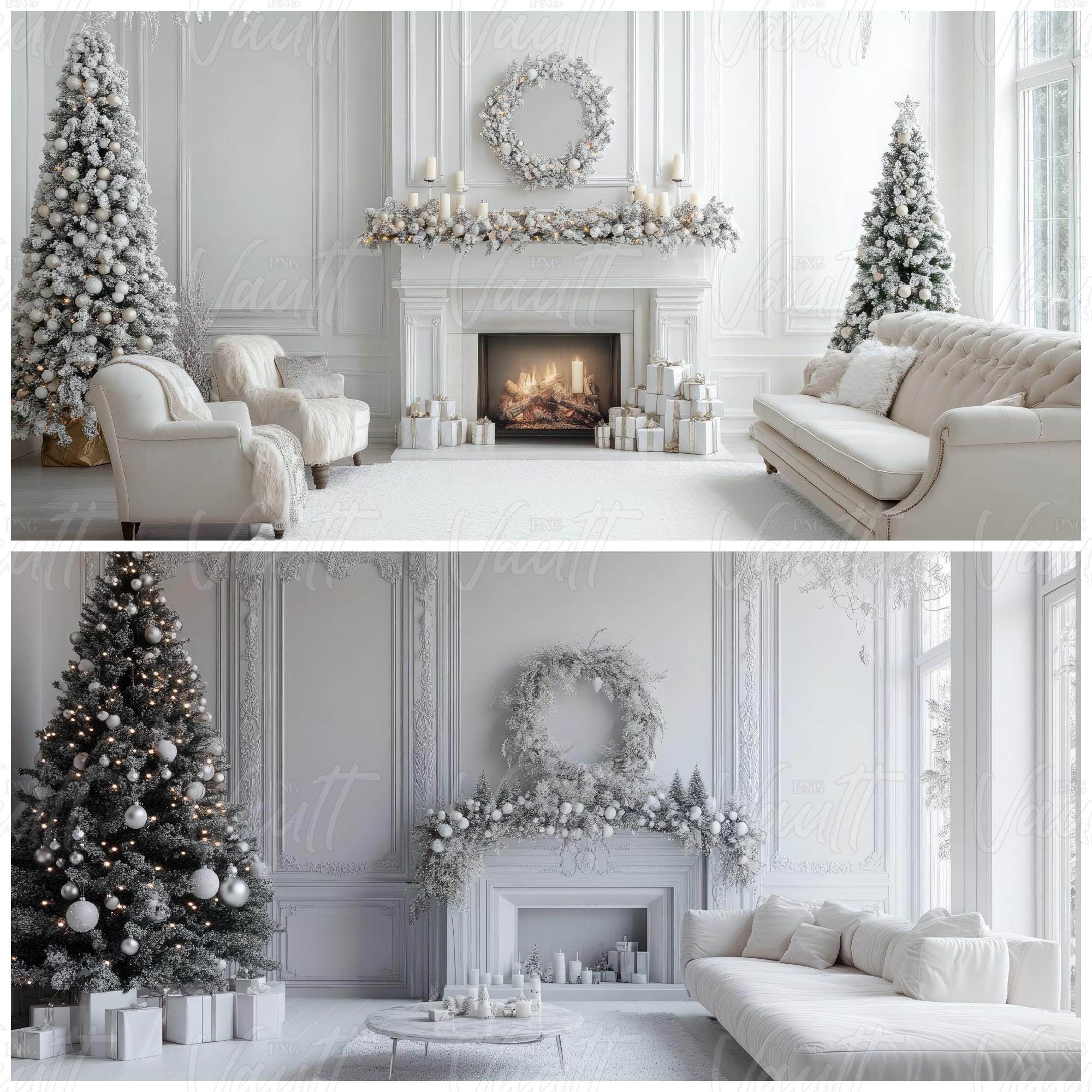 CHRISTMAS Zoom Background | Office Pack for Virtual Meetings, Digital ...