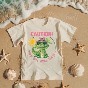 PNG Summer Time Kids Beachy Themed Design, Summer PNG, Beach PNG Design, Kids Alligator Crocodile Design Funny Kids Saying, Animal Designs image 5