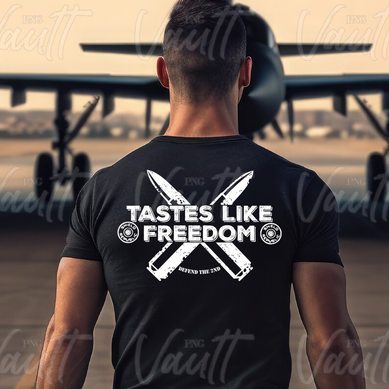 PNG Tastes Like Freedom | Patriotic PNG Designs | Ammo Bullets | Gun Rights | Defend the Second | 2nd Amendment PNG Design | Gun Lover image 10