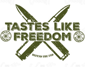PNG sabe a libertad / Diseños PNG patrióticos / Balas de munición / Derechos de armas / Defender el diseño PNG de la segunda enmienda / Amante de las armas