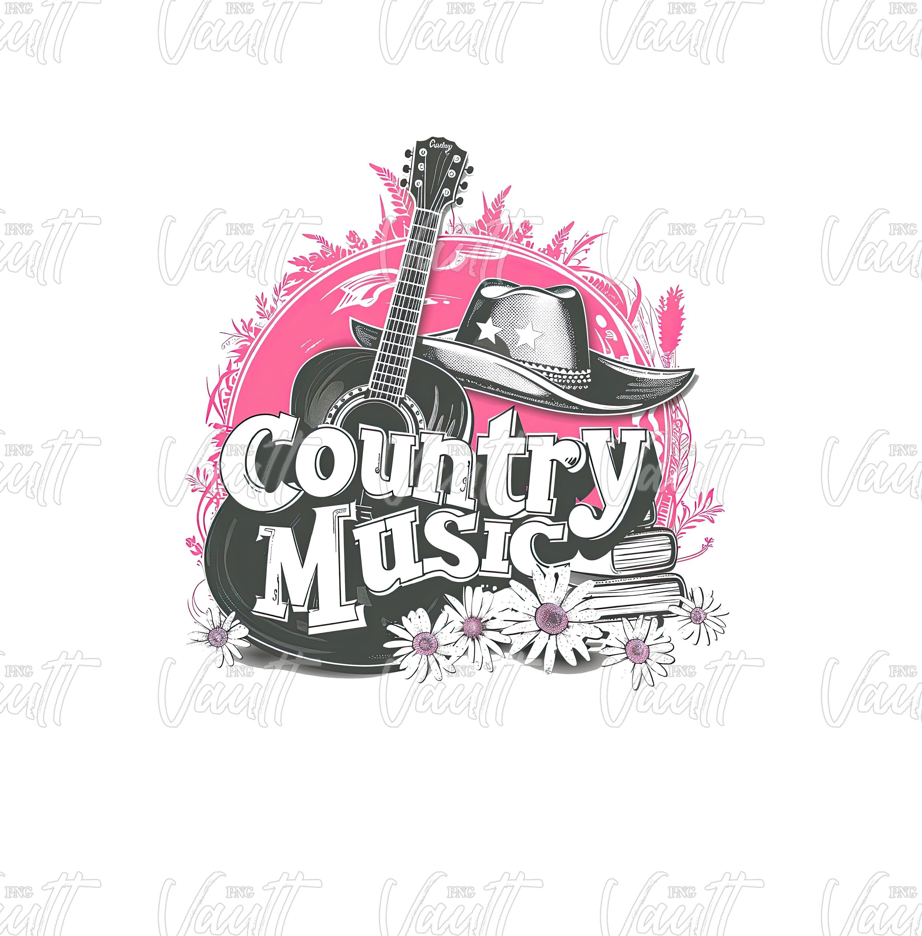 PNG Country Music Country Western Cowboy Cowgirl Acoustic  display picture 1