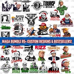 85+ TRUMP MAGA Bundle | Trump Bestseller Designs | Custom Made PNG Vault | Whole Shop Trump Png Designs | Best selling Trump Maga Vance Png