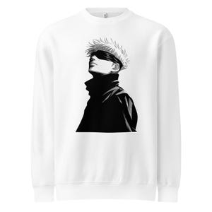 Good vibes tshirt gift Anime Graphic Crew Neck Sweatshirt: Cotton-Blend Unisex Fit