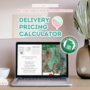 Balloon Delivery Pricing Spreadsheet | Delivery Fee Estimator for Balloon Businesses | Google Sheets Business Template