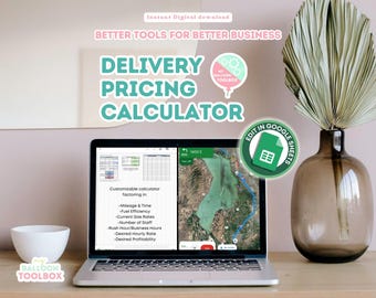 Balloon Delivery Pricing Spreadsheet | Delivery Fee Estimator for Balloon Businesses | Google Sheets Business Template