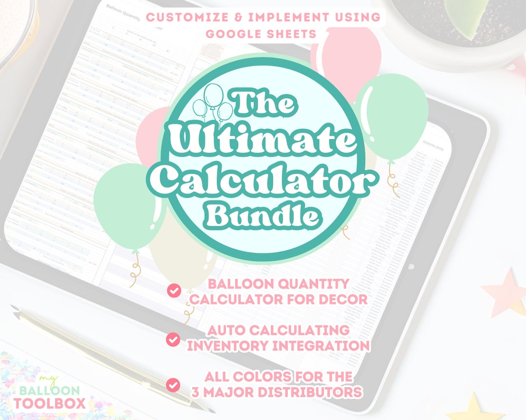 Balloon Quantity Calculator & Inventory Integration for Balloon