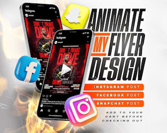 Animate MY Flyer Design - 30 Second Animated Motion Video