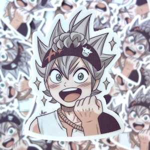 Happy A.sta Vinyl Sticker | Waterproof, fadeproof, scratch resistant | thick high quality vinyl w/ smooth matte finish - Miharu.Myet
